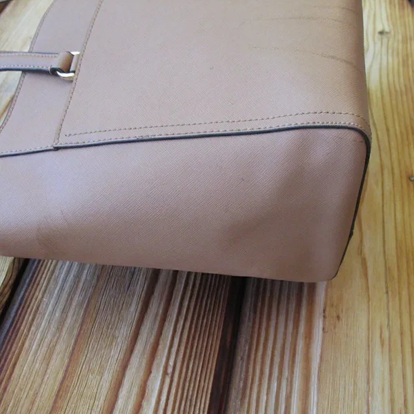 Tory Burch Robinson Small Tan Cardamom Bag Tote - Image 10