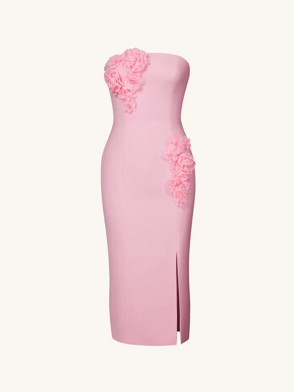 JW PEI Petal Perfection Cocktail Dress - Pink - Image 8
