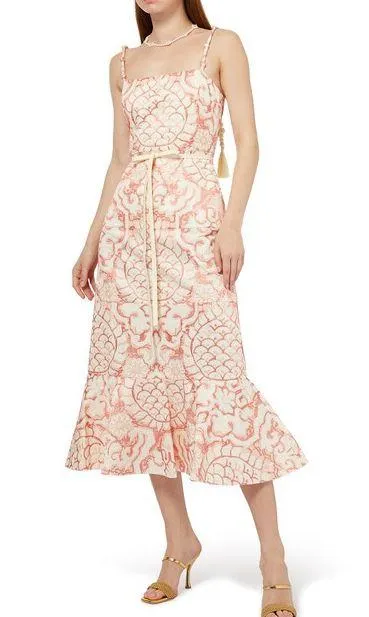 Alexis Pink Nolana Midi Dress - Image 2