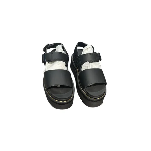Dr. Martens Voss Quad Leather Strap Platform Sandals size 6 Black. - Image 2