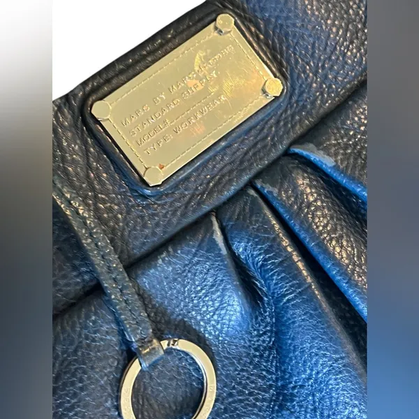 XL Blue Marc by Marc Jacob’s blue satchel purse‎ - Image 2