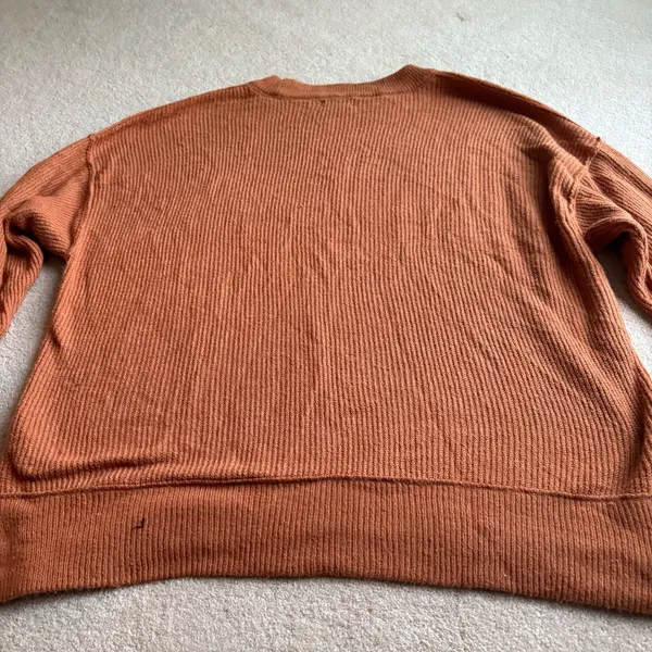 Aerie Warm Cinnamon Knit Sweater - Image 3