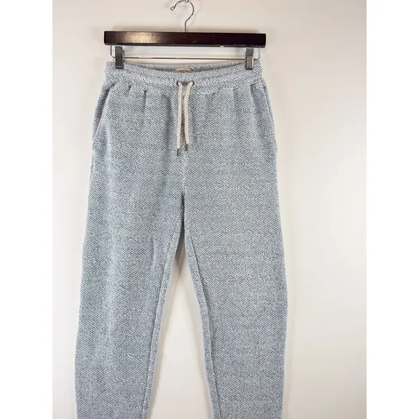 Faherty Womens Pants Blue Seabrook Relaxed Jogger Knit Classic Small - Image 7