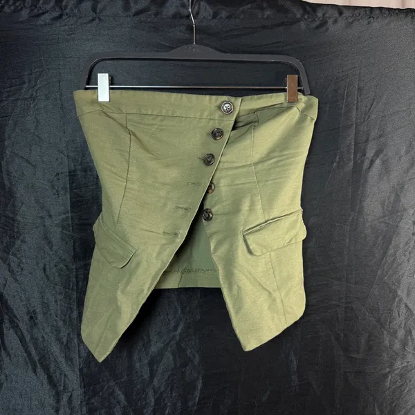 Vintage Y2K army tube top - Image 4