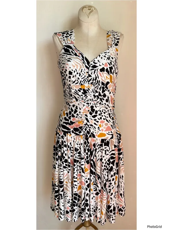 Anthropologie Ramona Printed Jersey Dress Small New Tags - Image 2