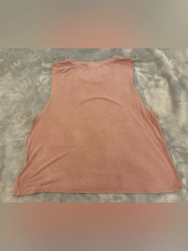 Women's Altar’d State Sleeveless 'Kindness' Graphic Tank - Dusty Rose Size Small - Image 3