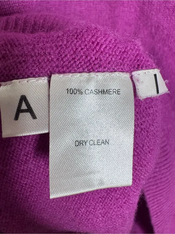 Loft Purple Cashmere V-Neck Cozy Women's Sweater - Image 8