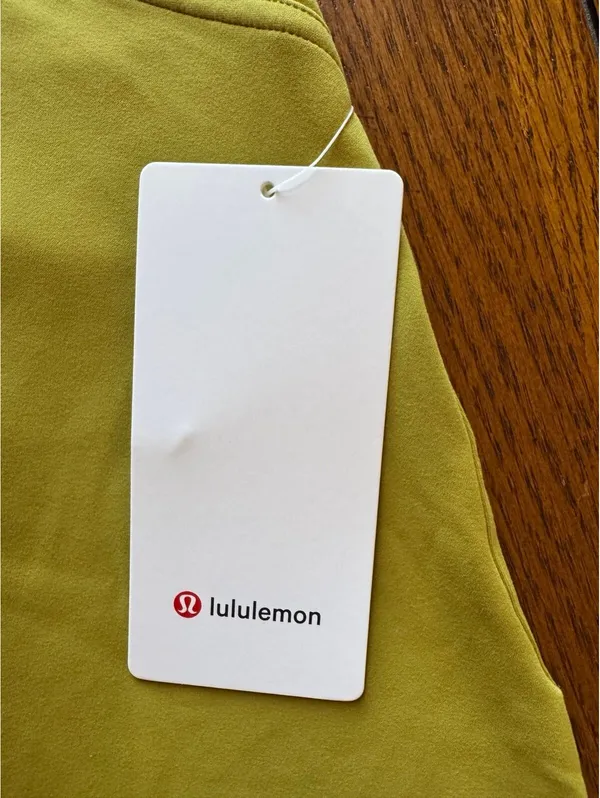 Lululemon Instill High Rise 25” Auric Gold Size 8 NWT - Image 5