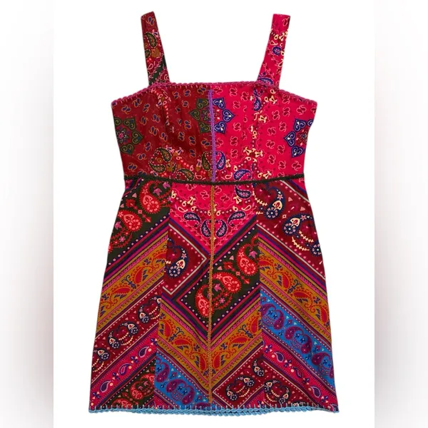 FARM Rio Colorful Bandana Midi Dress - Image 5