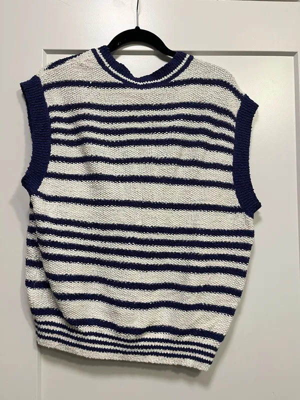 Anthropologie Striped Sweater Vest - Image 2