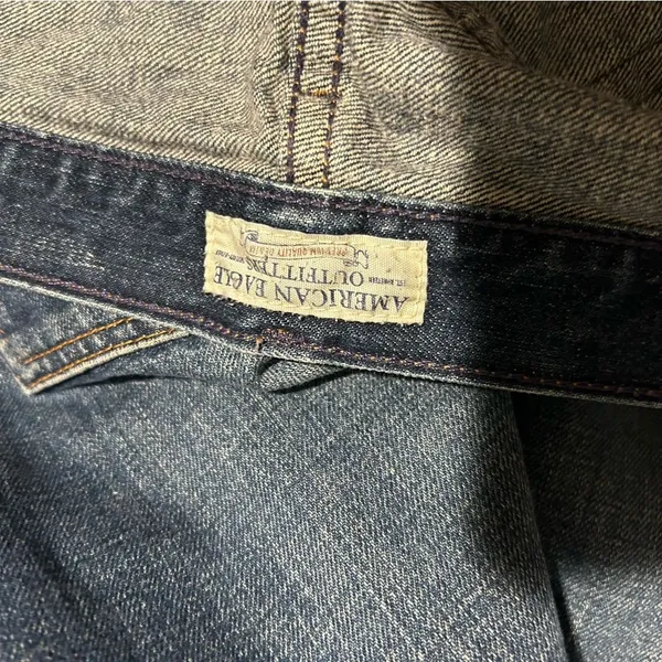 Vintage American Eagle Hipster‎ Bootcut Mid Rise Denim Blue Jeans Size 14 - Image 8