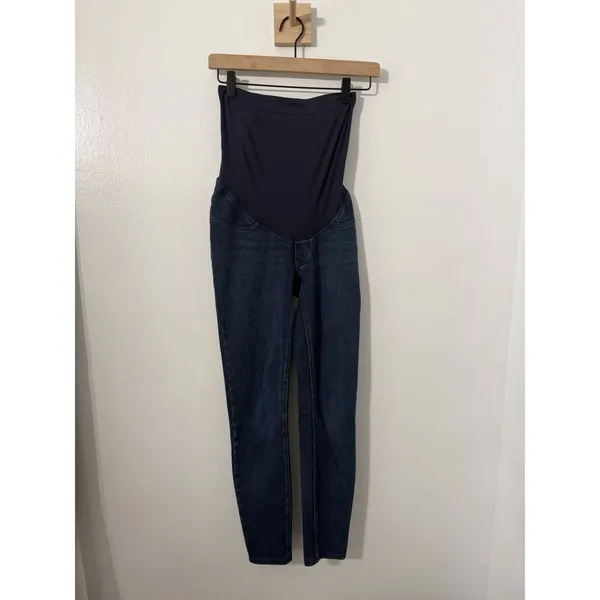Spanx Women's Mama Ankle Jean-ish Leggings Twilight Rinse XS Maternity Pants - Image 2