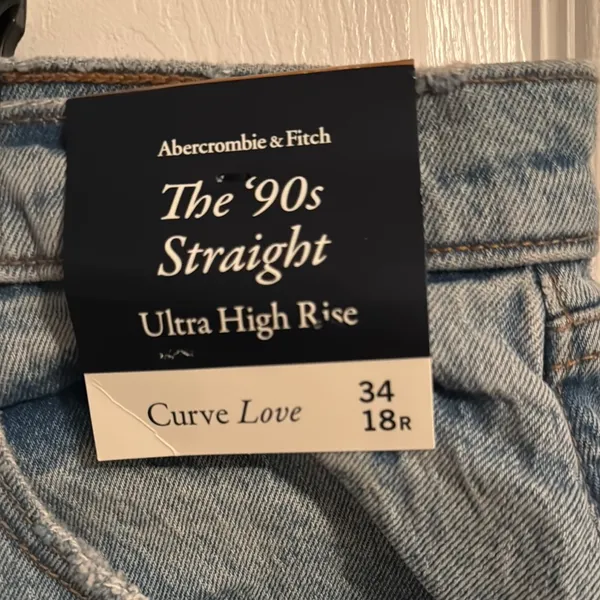 Abercrombie & Fitch 90s High Rise straight jeans - Image 2