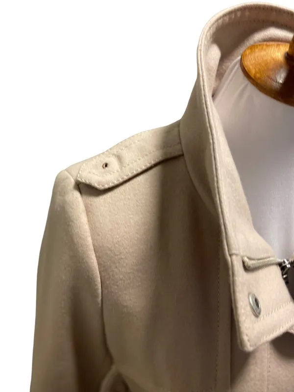 Kenneth Cole New York Peacoat Beige Size 6 Y2K Neutral Old Money Classic Preppy - Image 12