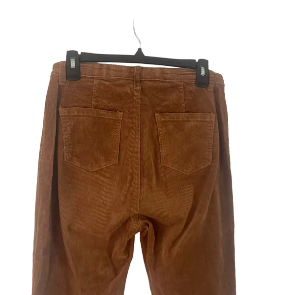 Women's‎ Size 28 Corduroy Zip Up Hippie Boho Tan Skinny Pants - Image 5