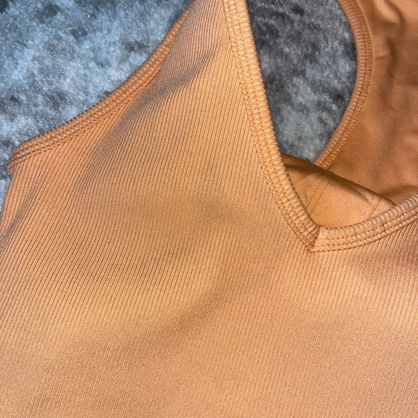 Alo Goddess Ribbed Cropped Racerback Tank - Image 4