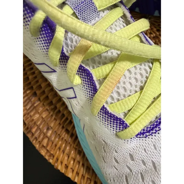 Asics Gel-Excite 8 Womens Running Shoes White Purple Lime Green Sneakers - Image 8