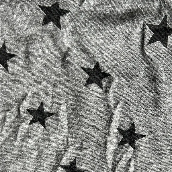 Alternative Apparel Gray Tank Top with Black Stars - Image 3