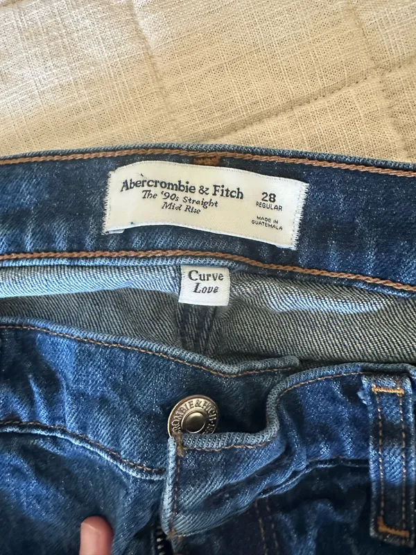 Abercrombie Straight Mid-Rise Jeans - Image 2
