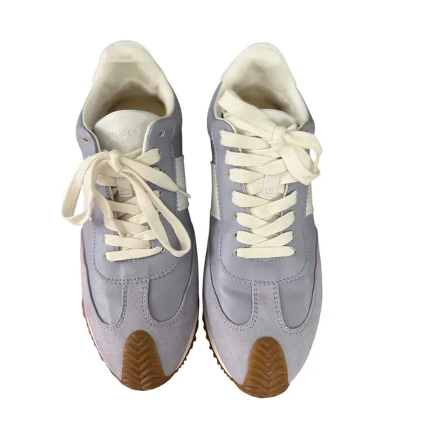 J/Slides NYC Lavender Retro Sneakers Women's 7.5 Gum Sole Mixed Media - Image 2
