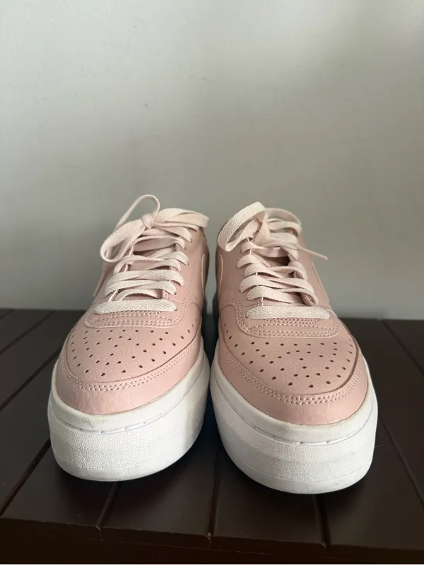 Nike Pink Court Vision Alta Platform Sneakers for Women - Image 6