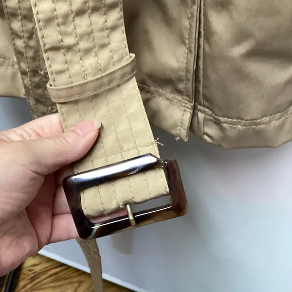 Worthington Vintage Classic camel tan pea coat. Size XL - Image 14