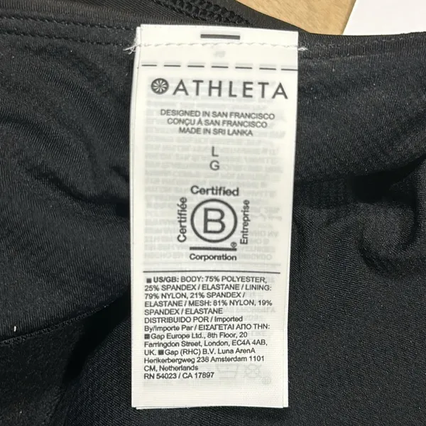 NWT Athleta Conscious Crop Train Sz L - Image 5