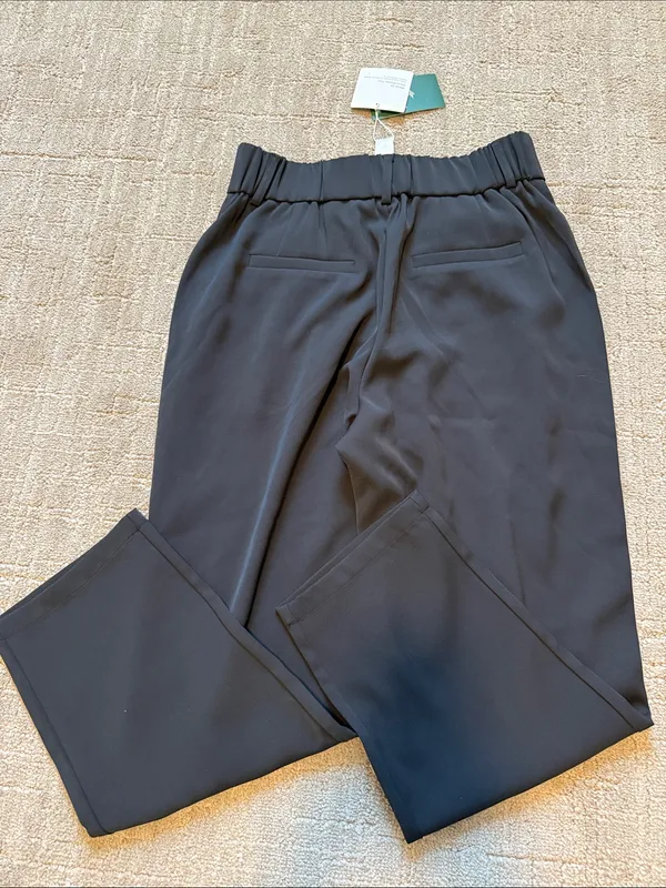NWT HALARA Tailored Pleated Black Dress Pants sz S petite - Image 5