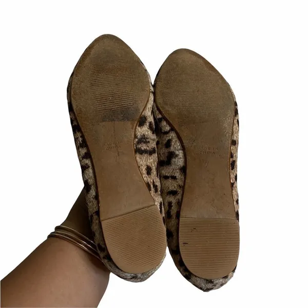 Madewell Calf Hair Pointed Flat Shoes Sz 7 - Image 6