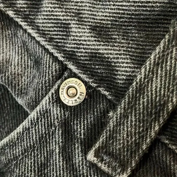 Vintage 2002 Harley Davidson 100% Cotton Black Non Ripped Size 12R #700 - Image 6