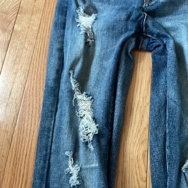 Pacsun Jeans Womens 26 Long Blue High Rise Skinniest Distressed Ladies - Image 6