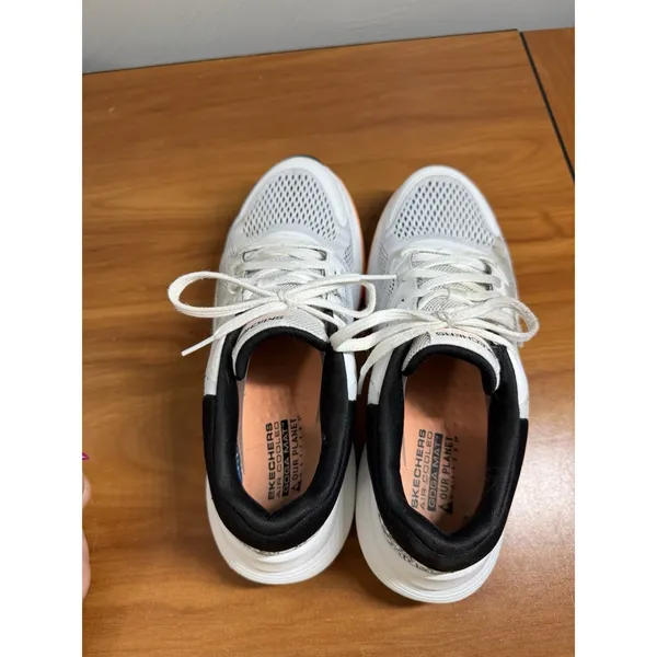 Skechers Go Walk Max Walker Vea Size 8.5 White Black Running Shoes Sneakers - Image 6