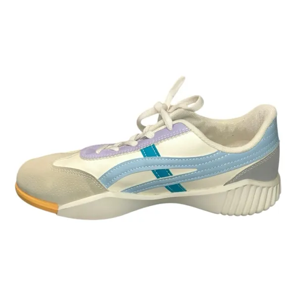 DF DE FLORANCE Cloudea™ women’s Sneakers Size 9.5 blue purple tan white - Image 5