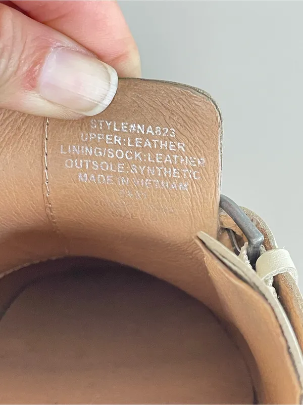 Madewell‎ Bone The Monique Buckle Clog Size 7.5 - Image 6