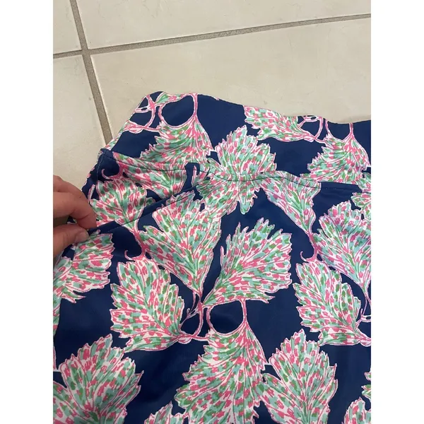 Tennis skirt, golf skort jean‎ Pierre Paris Lilly floral navy pink lucky bahama - Image 4