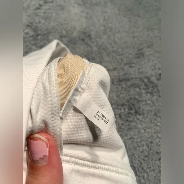 Athleta White Sports Bra - Image 6