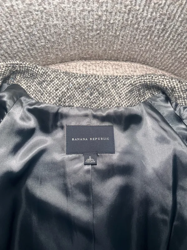 Banana Republic double breasted coat - Image 2