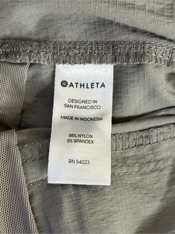 ATHLETA Trekkie Hike Pant silver gray size 10 petite - Image 4