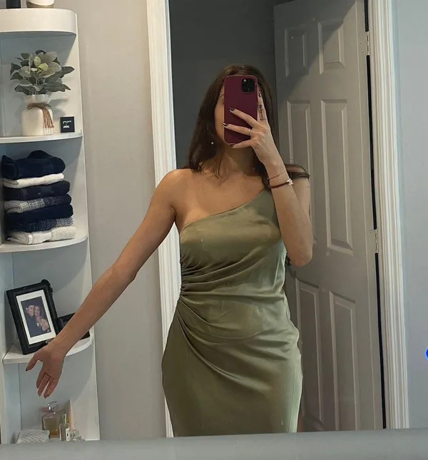 Revelry Off The Shoulder Formal Dress - Image 3
