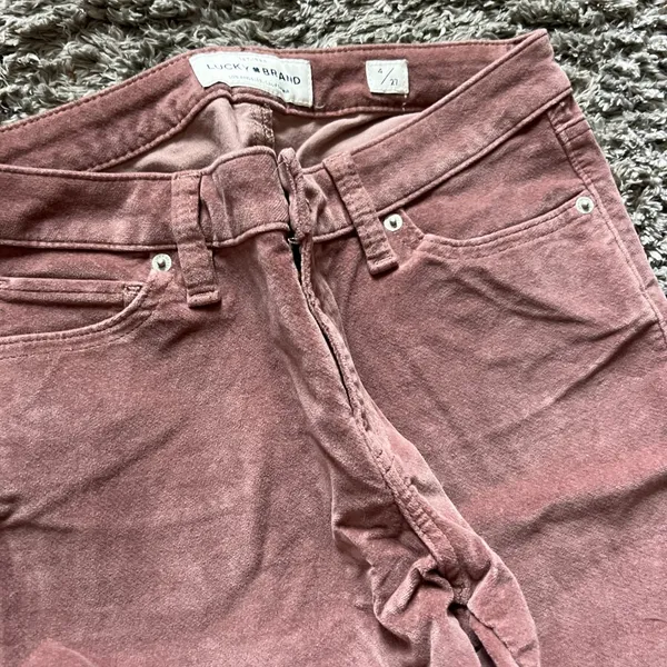 Lucky Brand Lolita Skinny pink‎ blush jeans size 4 - Image 6