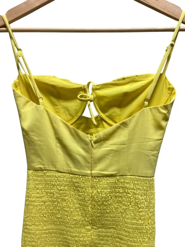 Tiger Mist Joslin Mini Dress Yellow Size XS Coquette Sabrina Carpenter Romantic - Image 10
