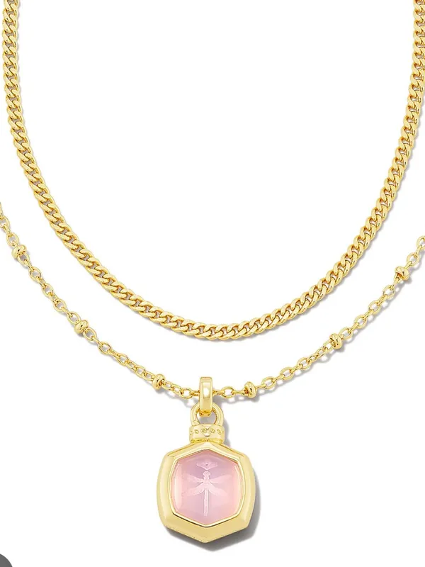 Kendra Scott Davie Intaglio multi strand necklace - Image 6