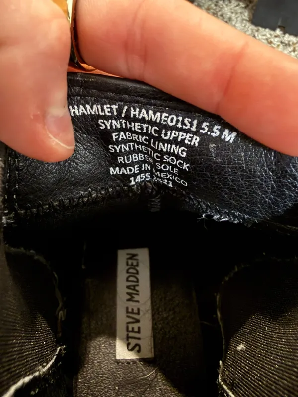 Steve Madden Hamlet Boots Black - Image 4