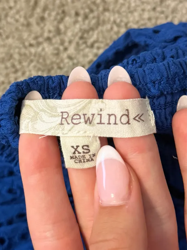 Rewind Blue Dress - Image 4