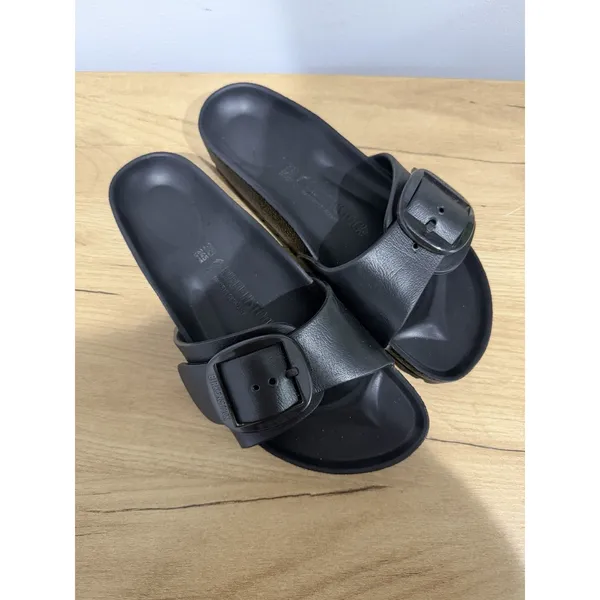Birkenstock Madrid Big Buckle EVA Light Sandals 38 Black O - Image 2