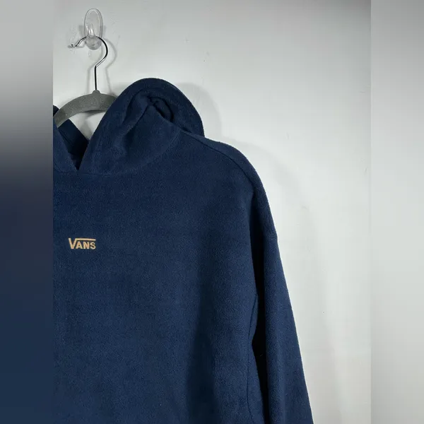 Vans Lizzie Armanto Navy Fleece‎ Hoodie Womens Medium Rose Off The Wall Skate - Image 5