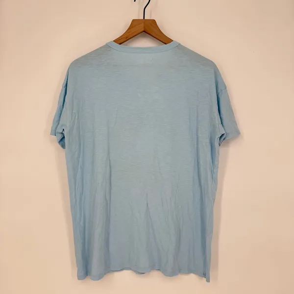 Aerie Graphic T Shirt Cheer Each Other On Blue Short Sleeve Casual Top S - Image 7