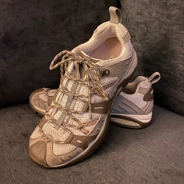 Ladies Merrell Siren Sport 2 Hiking Shoes Size 7 Elephant Pink - Image 2