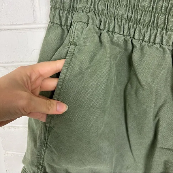 Aerie Babewatch Green Pull On Casual Shorts Size XL - Image 7