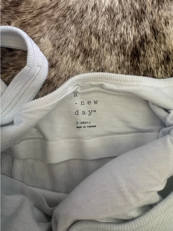 A New Day White Tank with Built in Bra - Image 2